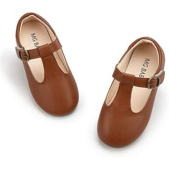 Toddler Little Girl Mary Jane Dress Shoes Ballet Flats for Girl Party School Shoes Bowknot Princess Shoes