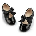 thumbnail image 1 of Toddler Little Girl Mary Jane Dress Shoes Ballet Flats for Girl Party School Shoes Bowknot Princess Shoes, 1 of 6