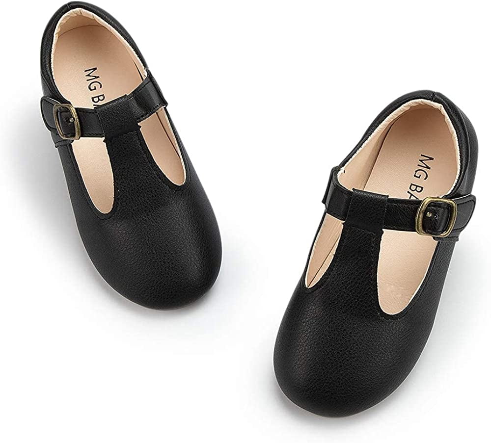 Toddler Little Girl Mary Jane Dress Shoes Ballet Flats for Girl Party