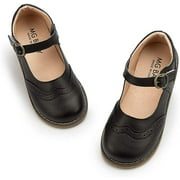 MUCHENGGIFT Toddler Little Girl Mary Jane Dress Shoes Ballet Flats for Girl Party School Shoes Bowknot Princess Shoes