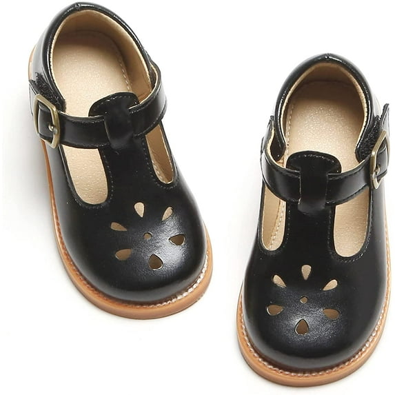 Toddler Little Girl Mary Jane Dress Shoes - Ballet Flats for Girl Party School Shoes