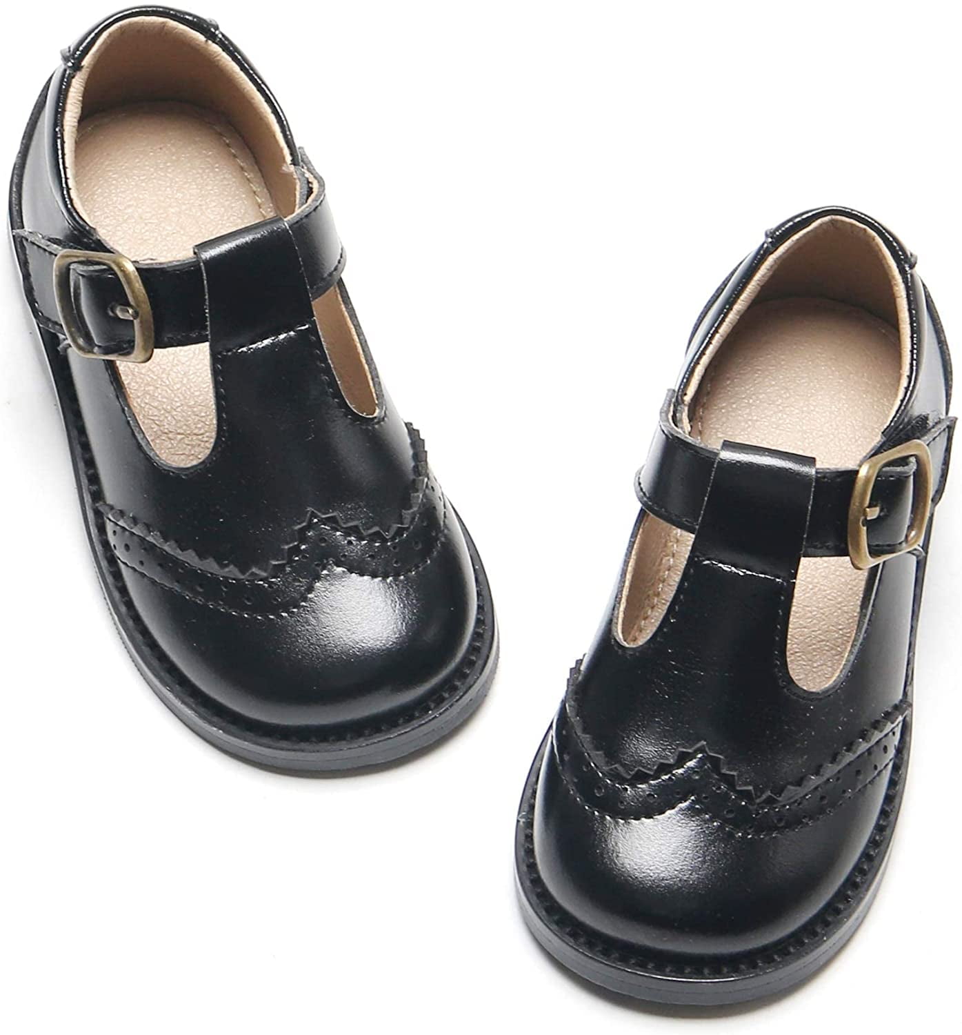 Toddler Little Girl Mary Jane Dress Shoes Ballet Flats for Girl Party