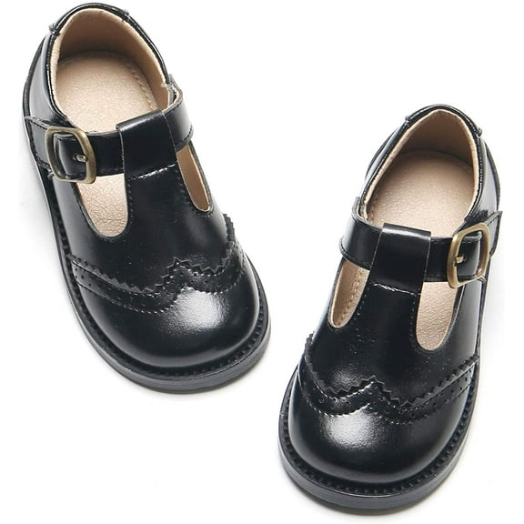 Toddler Little Girl Mary Jane Dress Shoes - Ballet Flats for Girl Party School Shoes