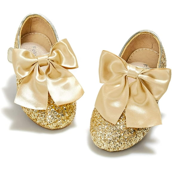 Toddler Little Girl Princess Dress Shoes-Mary Jane Flats for Girl Party School Shoes.