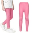 thumbnail image 1 of Toddler Little Girl Sports Leggings Solid Colors Trousers Girl Leggings Children Baby Girl Casual Pants Tights 3-9Y, 1 of 6