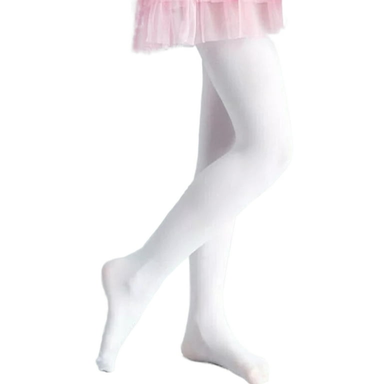 Children's Dance Pantyhose Baby Girls' Ballet Training Stockings White  Connected Leg Grading Test Leggings Kids Velvet Tights - AliExpress