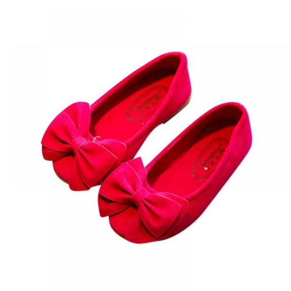 Toddler Little Girls Candy Color Mary Jane Flat Shoes Wedding Bridesmaids Low Heels Party Dress Shoes