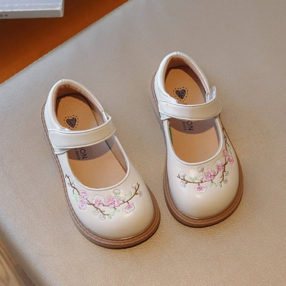 Toddler Little Girls Dress Shoes Cute Princess Ballet Flats School Wedding Birthday Shoes Gifts