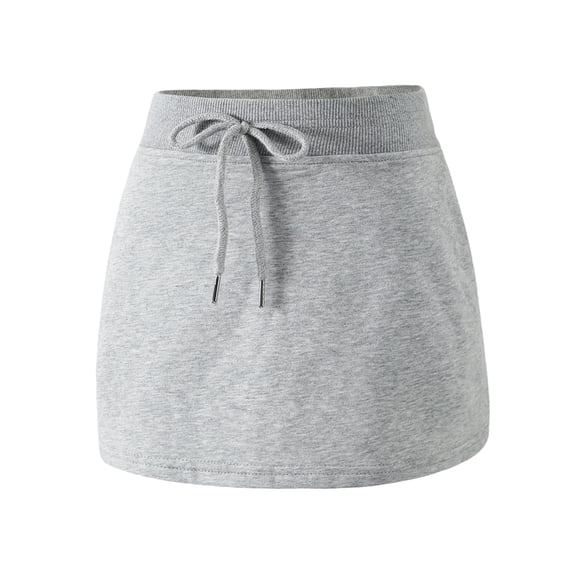 Toddler Little Kid Baby Girl Cotton Skirt for Dance Birthday in Mini A-Line Drawstring Cargo Skirt 3-14Y