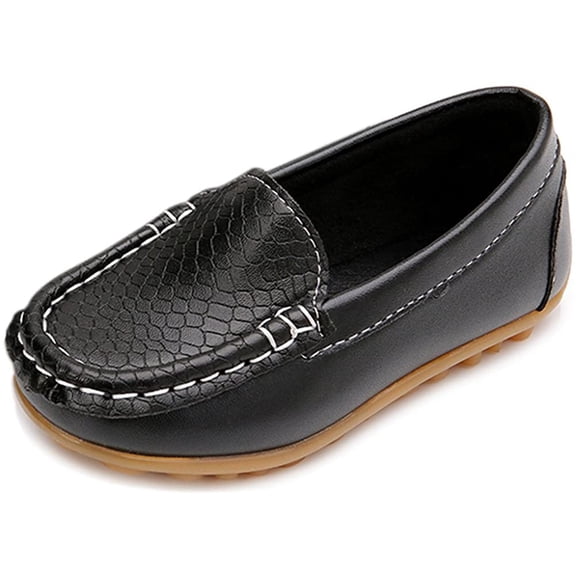 Toddler Little Kid Boys Girls Soft Slip On Loafers Dress Flat Shoes