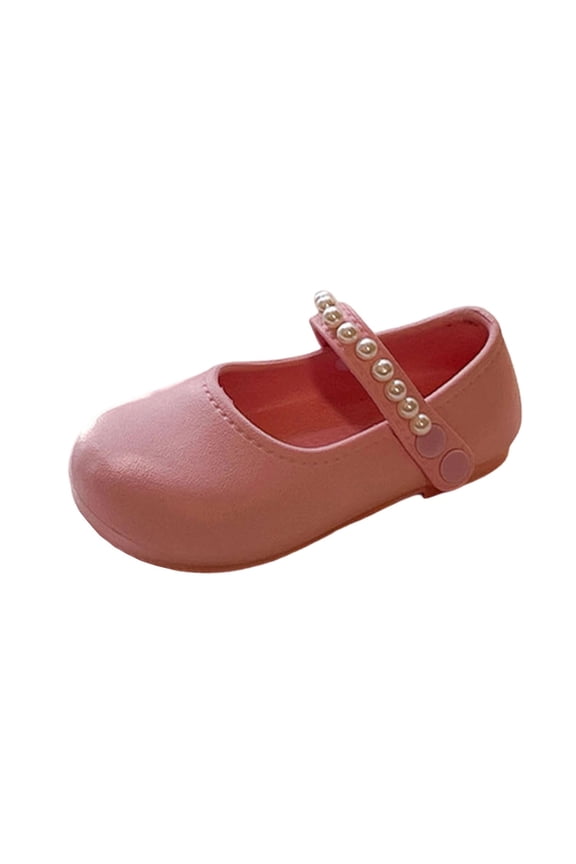 Toddler/Little Kid Girls Ballet Mary Jane Flats Party Dress up Shoes Soft Outsole Slip On Flat Dress Shoe