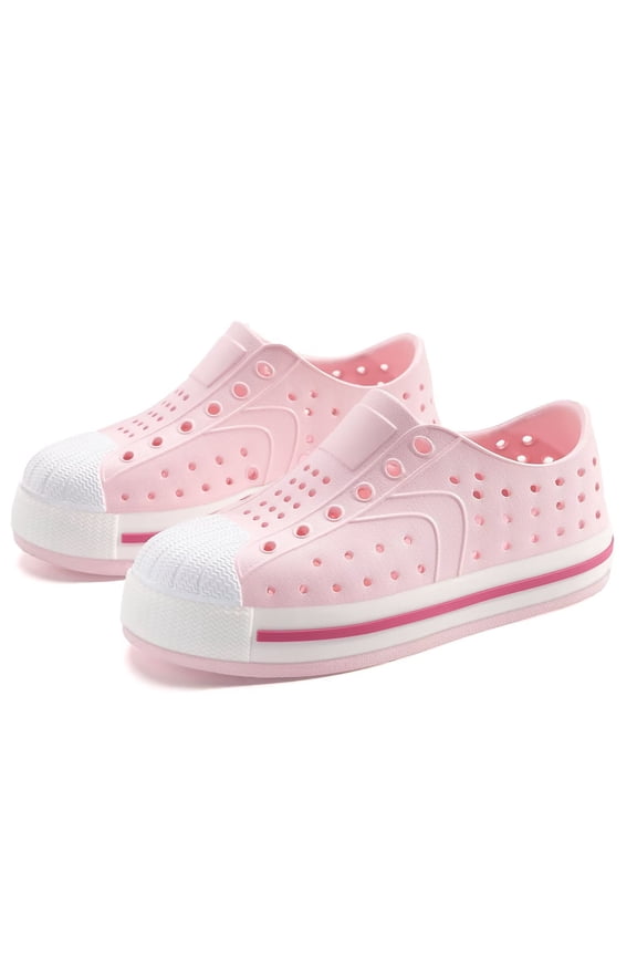 Toddler Little Kid Girls Boys Rubber Toe Slip On Quick Dry Lightweight Water Sandal Sneaker Pink 10Toddler