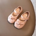 thumbnail image 1 of Toddler Little Kid Girls Dress Shoes, Girl Mary Jane Flats Party School Wedding Ballerina Shoes with Bowknot, 1 of 11