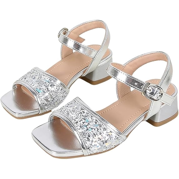 Toddler/Little Kid Girls Sandals Fashion Bow Summer Shoes White1.5 Little Kid
