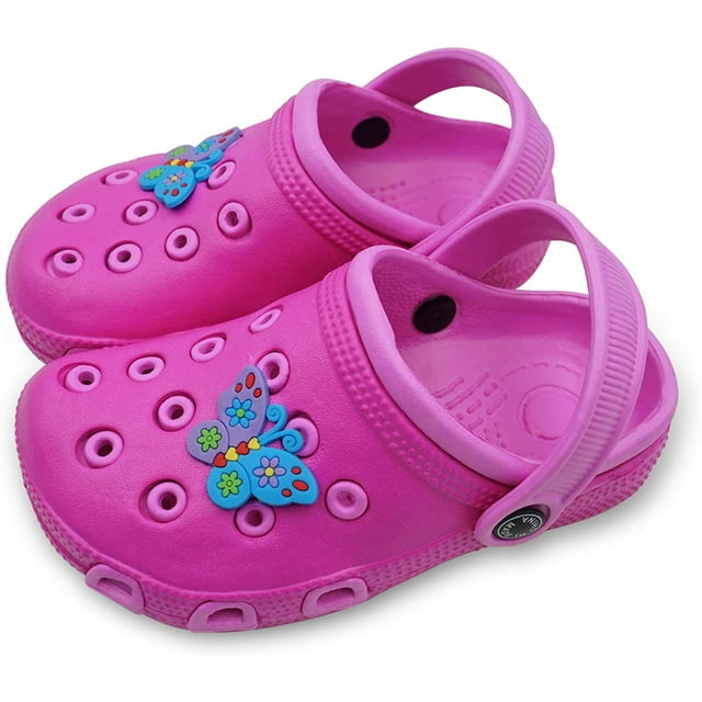 Toddler Little Kids Clogs Slippers Sandals, NonSlip Girls Boys Clogs