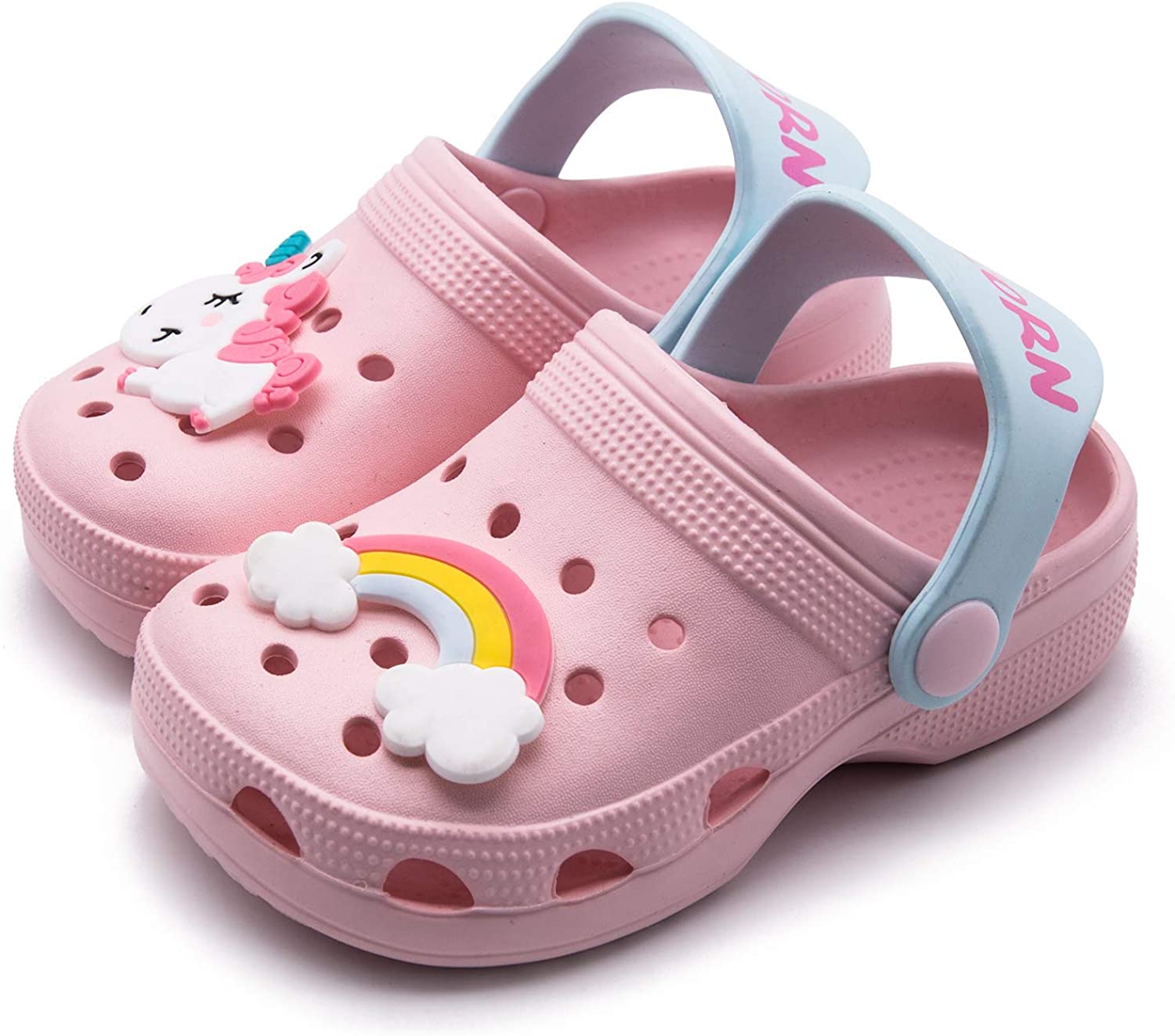 Kids Toddler Clogs & Slides - Breathable Mesh Water Shoes For Beach, Pool, Garden, Bathing & Outdoor Play - View #3