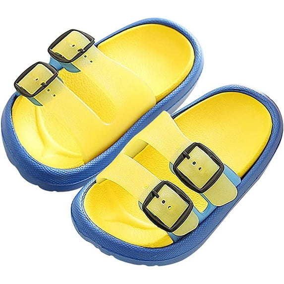 Toddler Little Kids Summer Sandals Non-Slip Boy Girl Slide Lightweight Beach Water Shoes Shower Pool Slippers