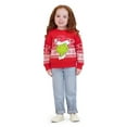 thumbnail image 1 of Toddler Long Sleeve Grinch Sweatshirt, Red, 12M, 1 of 1