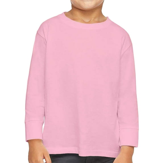 Toddler Long Sleeve Jersey Tee Cotton Tee 3302 - Rabbit Skins Baseball Jersey 2T 3T 4T 5/6T - Unisex Shirt for Boy for Girl Funny Gift for Kids