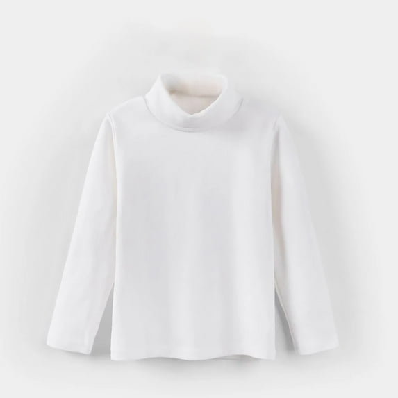 Toddler Long Sleeve Shirt Kid Tee Shirts Crewneck Girls Blouse Kids Solid Color Toddler Fall Clothes for Little Boys Girls 11-12 Years