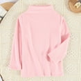 thumbnail image 1 of Toddler Long Sleeve Shirt Solid Color Girls Comfy Long Tee Boys Long Sleeve Undershirts for Kids Girls and Boys 2-3 Years, 1 of 2