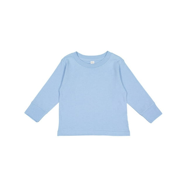 Toddler Long-Sleeve T-Shirt - LIGHT BLUE - 3T - Walmart.com