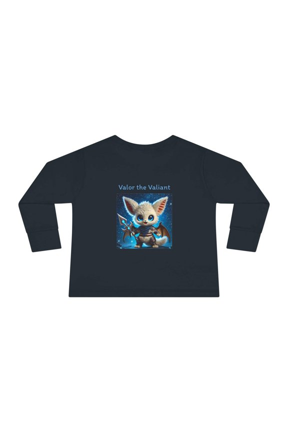 Toddler Long Sleeve Tee 2T-6T Fairyland Guardian Valor the Valiant, Soft and Magical