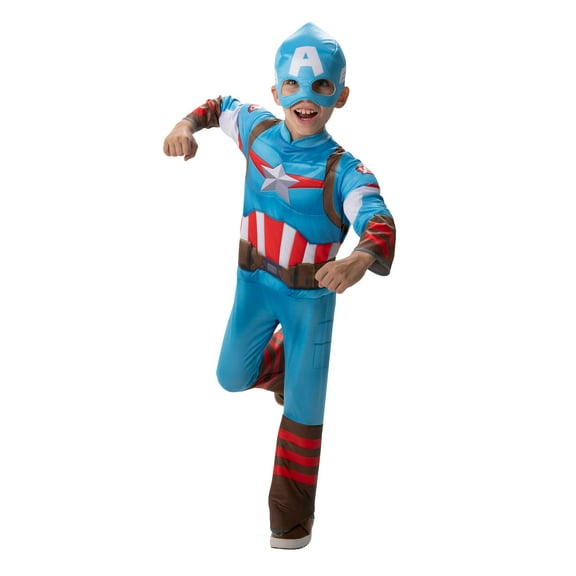 Toddler Boys' Marvel Avengers Captain America Costume by Jazwares - Size 3T-4T
