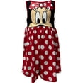 thumbnail image 1 of Toddler Minnie Face Dress, Red Polka Dot, 1 of 5