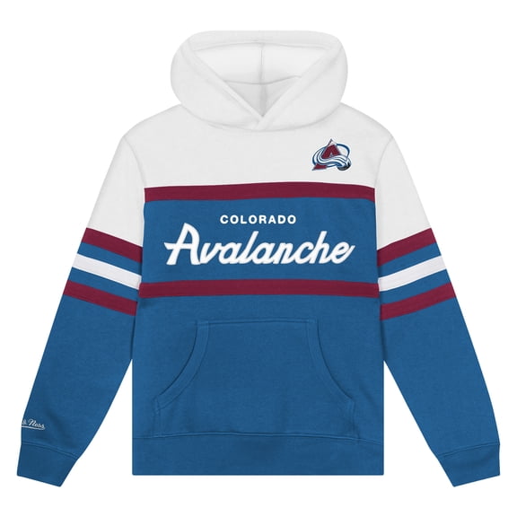 Toddler Mitchell & Ness Blue Colorado Avalanche Head Coach Hoodie