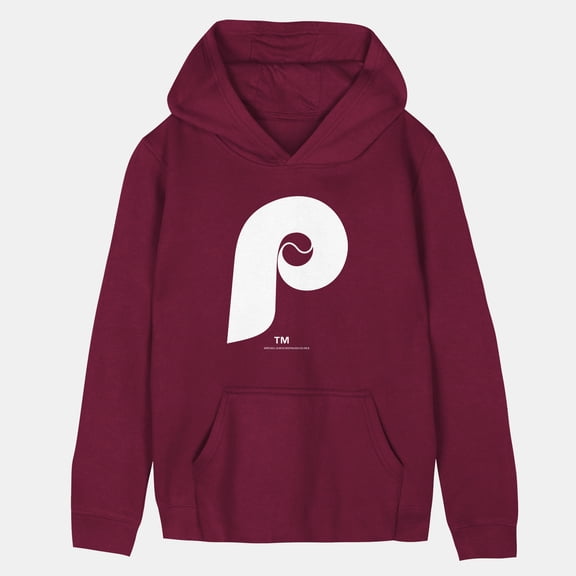 Toddler Mitchell & Ness Burgundy Philadelphia Phillies Retro Logo Hoodie