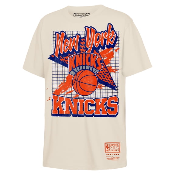 Toddler Mitchell & Ness Natural New York Knicks Retro Wizard T-Shirt