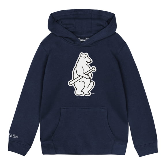 Toddler Mitchell & Ness  Navy Chicago Cubs Retro Logo Hoodie