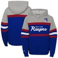 thumbnail image 1 of Toddler Mitchell & Ness  Blue New York Rangers Head Coach Hoodie, 1 of 3