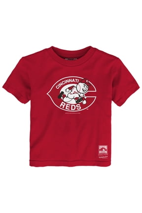 Toddler Mitchell & Ness  Red Cincinnati Reds Retro Logo T-Shirt