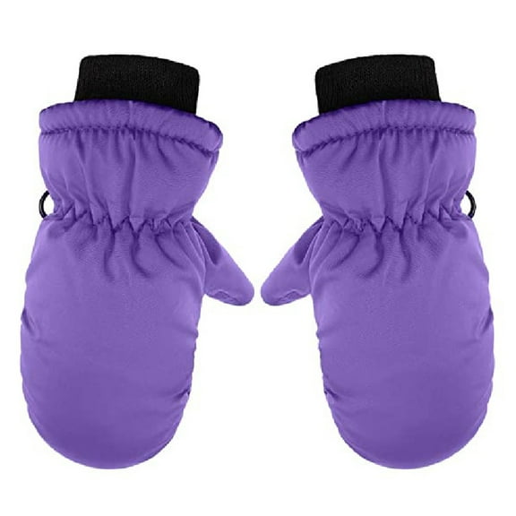 Toddler Mittens Water-Proof Skiing Youth Gloves Winter Gloves Toddler Snow Gloves Gantlet Gloves Winter Mittens Gloves for Toddlers for Girls Boys One Size