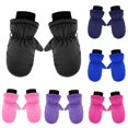 thumbnail image 1 of Toddler Mittens Water-proof Skiing Gloves Toddler Snow Gloves Kids Baby Winter Mittens For Girls Boys, 1 of 3