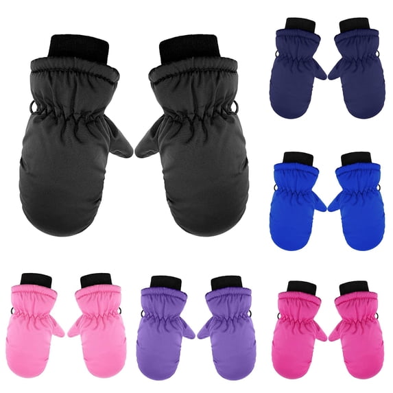 Toddler Mittens Water-proof Skiing Gloves Toddler Snow Gloves Kids Baby Winter Mittens For Girls Boys