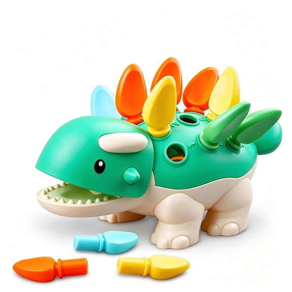 Toddler Montessori Toys Educational Dinosaur Game Learning Activities - Gifts for 6 9 12 18 Month Age 1 2 3 4 One Year Old Boy Girl Kid Birthday - Baby Sensory Fine Motor Skills Developmental Toys