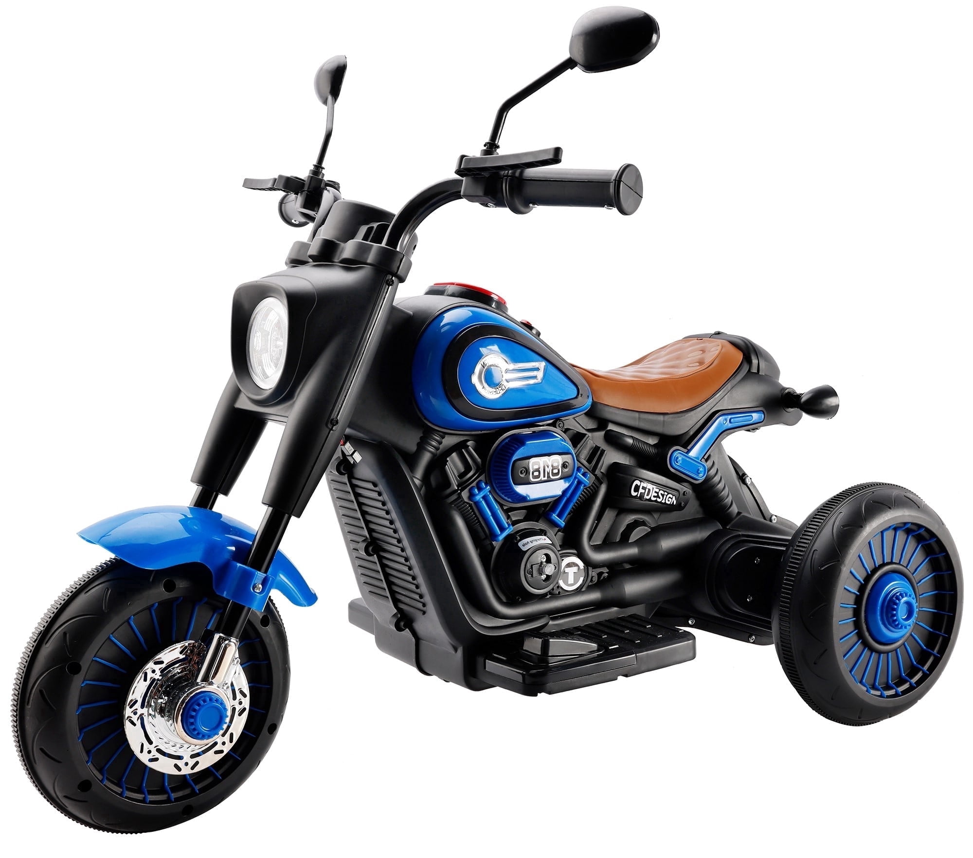 Bruce&Shark Toddler Motorcycle, 6V Battery Powered Electric Motorcycle with Headlights & Music, Kids Motorcycle Ride on Toy for Toddlers Boys 18+ Months