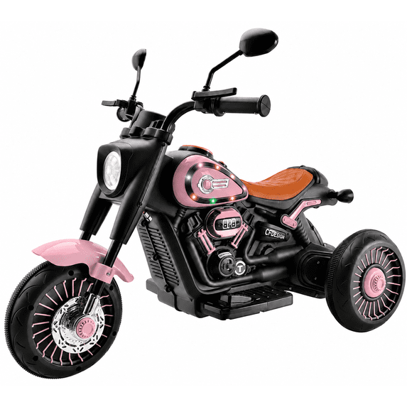 Bruce&Shark Toddler Motorcycle, 6V Battery Powered Electric Motorcycle with Headlights & Music, Kids Motorcycle Ride on Toy for Toddlers Boys 1 2 3 4 Years Old