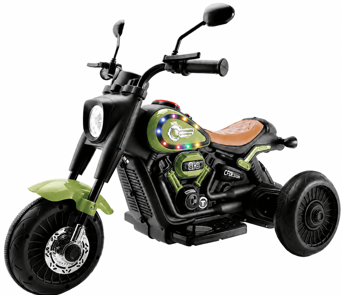 Bruce&Shark Toddler Motorcycle, 6V Battery Powered Electric Motorcycle with Headlights & Music, Kids Motorcycle Ride on Toy for Toddlers Boys 1 2 3 4 Years Old