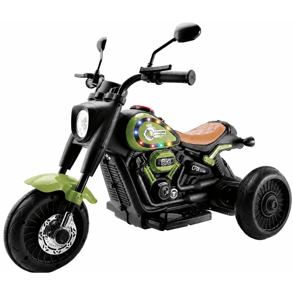 Bruce&Shark Toddler Motorcycle, 6V Battery Powered Electric Motorcycle with Headlights & Music, Kids Motorcycle Ride on Toy for Toddlers Boys 1 2 3 4 Years Old
