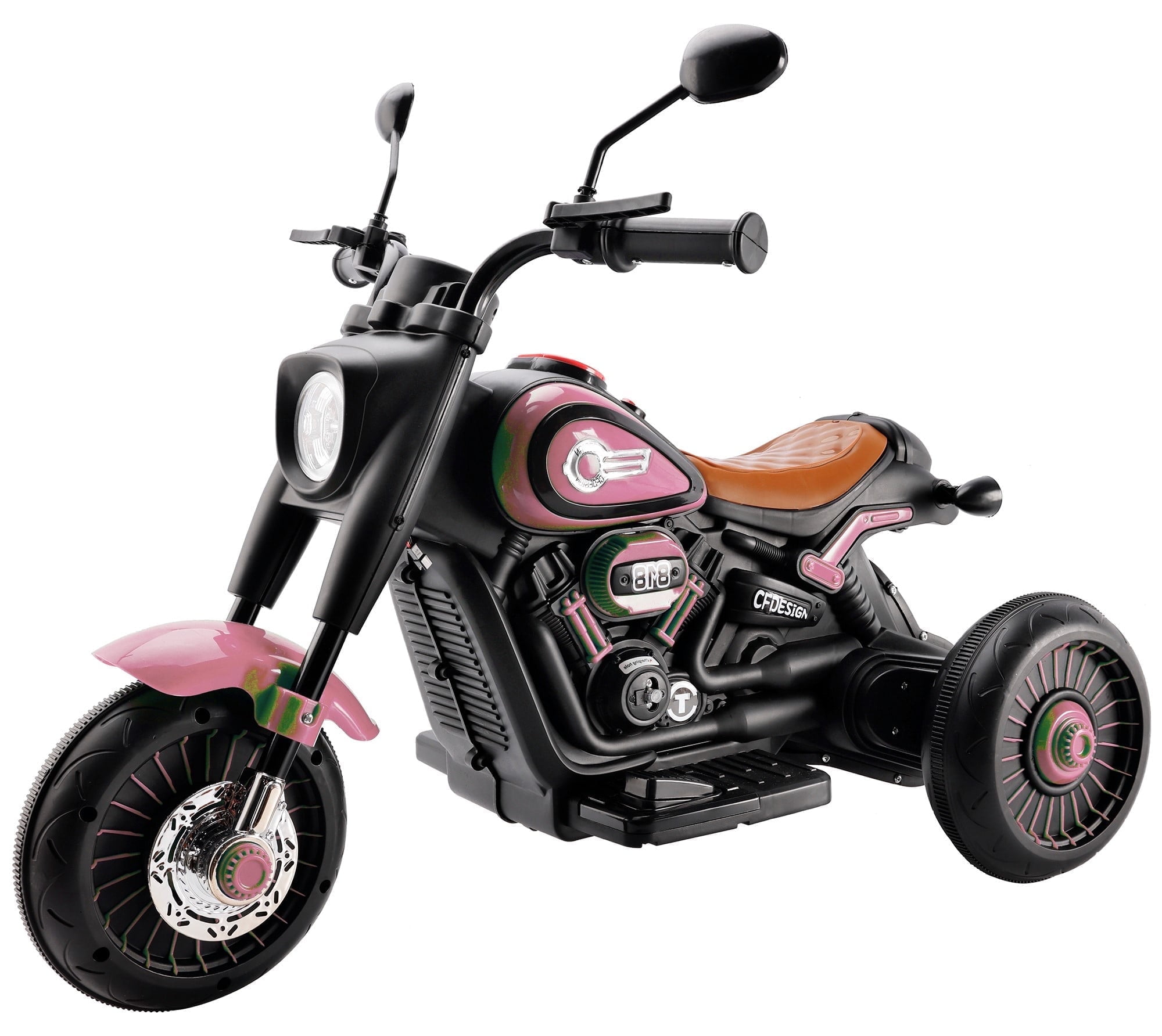 Bruce&Shark Toddler Motorcycle, 6V Battery Powered Electric Motorcycle with Headlights & Music, Kids Motorcycle Ride on Toy for Toddlers Boys 18+ Months