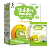 Toddler Mum-Mum Organic Mango & Kiwi Rice Biscuits - 1.76 Oz Box (6 Pack)