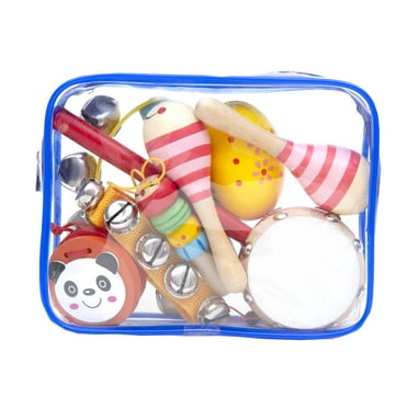 60-Piece Kids Musical Instruments Set - Egg Shakers, Maracas, Jingle Bells Party Favors