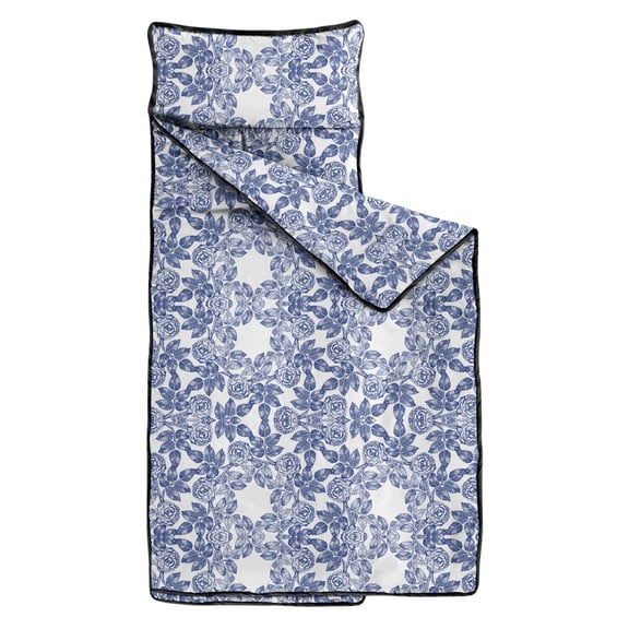 Toddler Nap Mat with Pillow Quilt Sleeping Mat for Kids Toddler Boys Girls Abstract Bohemian Paisley Kid Sleeping Bag