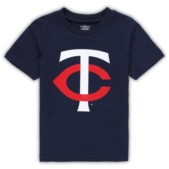 Toddler Navy Minnesota Twins Team Crew Primary Logo T-Shirt