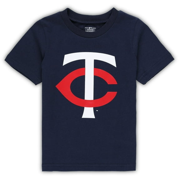 Toddler Navy Minnesota Twins Team Crew Primary Logo T-Shirt