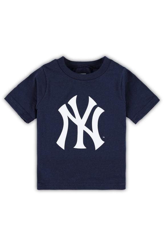 Toddler Navy New York Yankees Team Crew Primary Logo T-Shirt